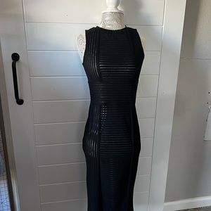 Good American Black Midi Dress